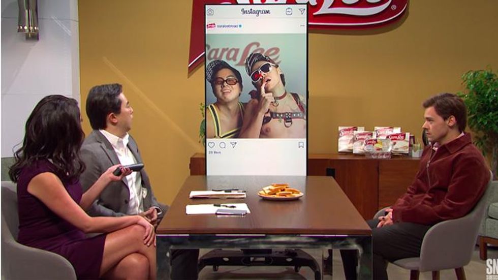 Harry Styles Is a Sad Horny Gay Instagrammer in Flawless 'SNL' Skit