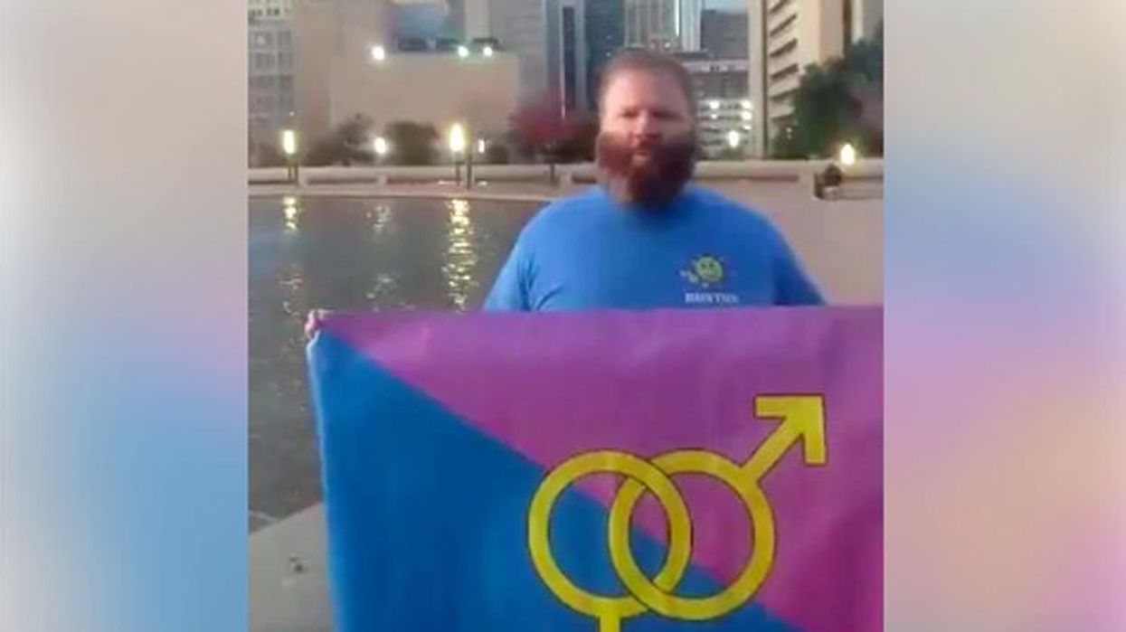 <p>Literally Two People Showed Up to Dallas Straight Pride Event</p>