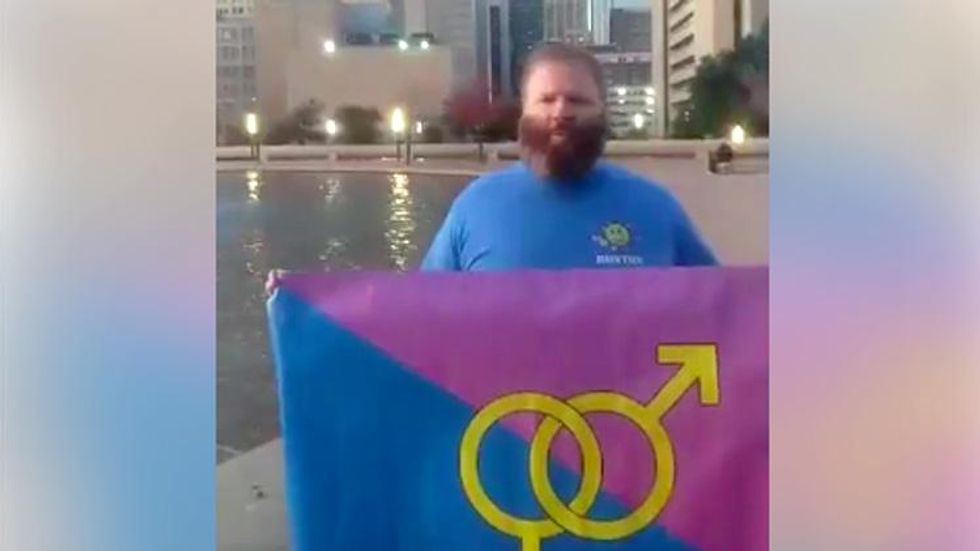Literally Two People Showed Up to Dallas Straight Pride Event
