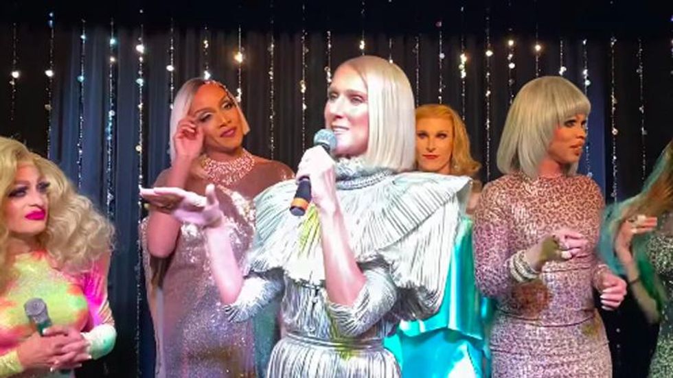Céline Dion Surprised Fans With Karaoke of Her Own Music at Drag Bar