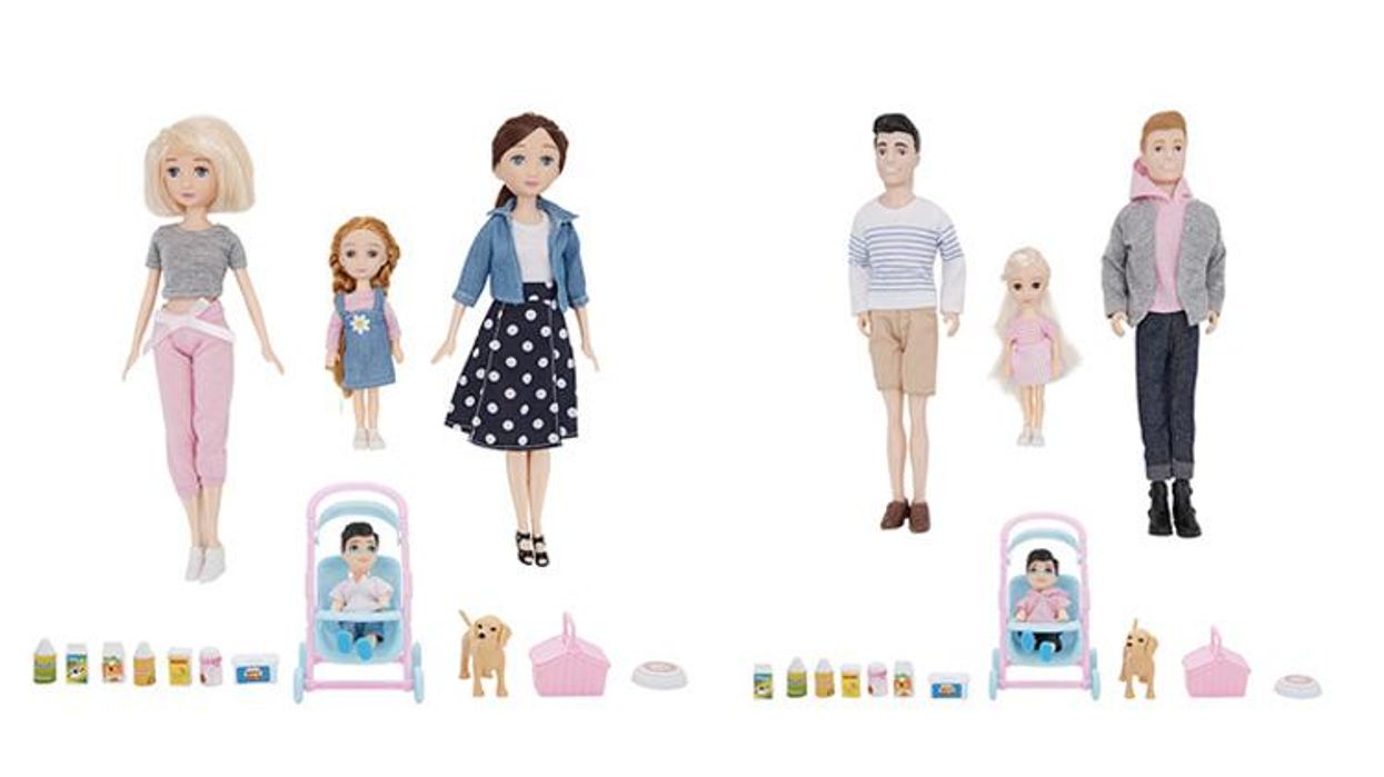 <p>Kmart Introduces Same-Sex Family Doll Sets</p>