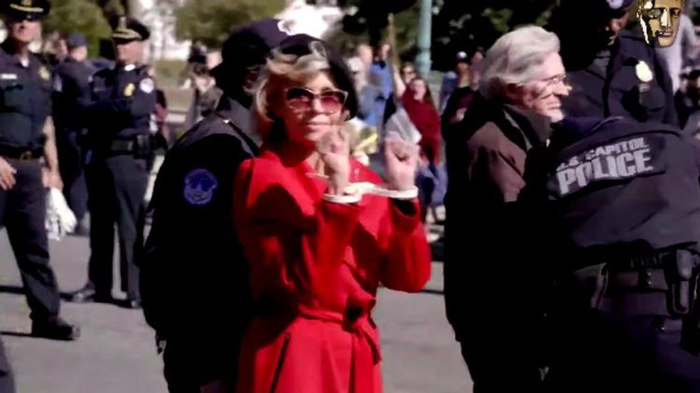 Jane Fonda Gave Iconic BAFTA Acceptance Speech While Getting Arrested
