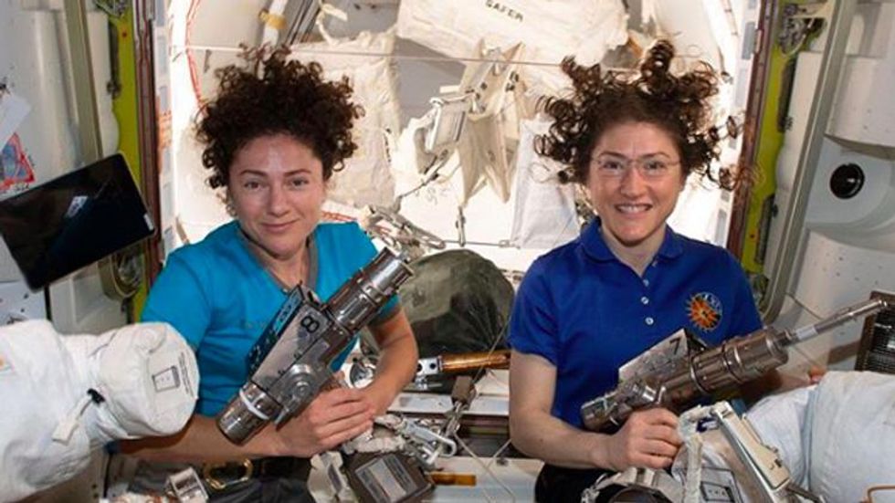 The First Ever All-Female Spacewalk Is Happening RIGHT NOW