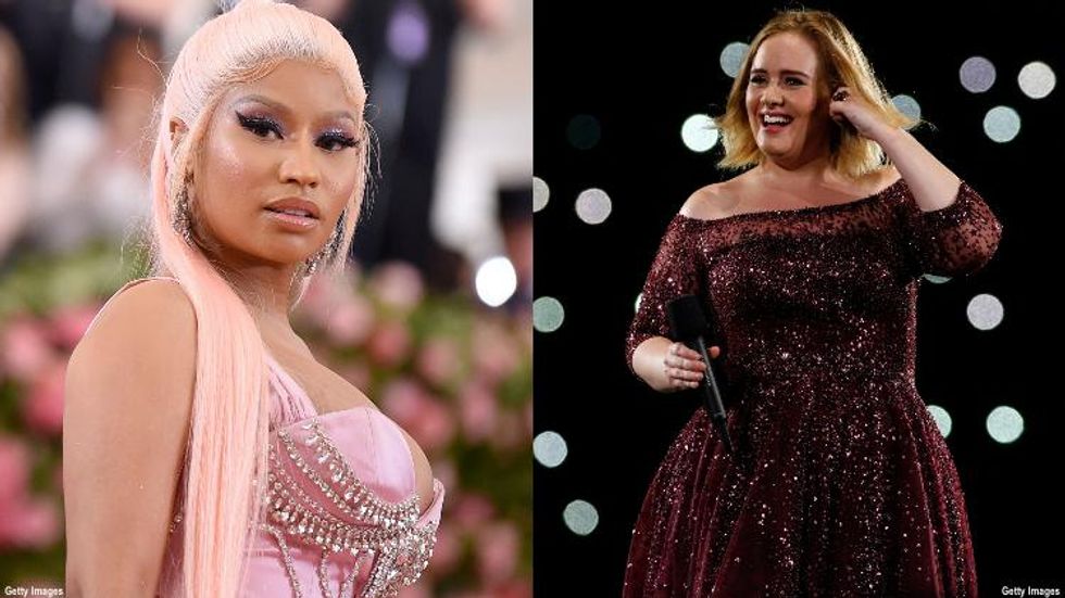 Nicki Minaj Was 'Being Sarcastic' When Talking About an Adele Collab
