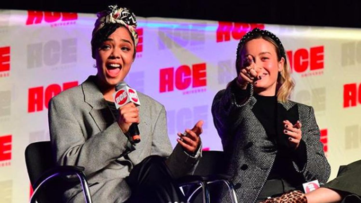 <p>Tessa Thompson and Brie Larson Broke Lesbian Twitter</p>