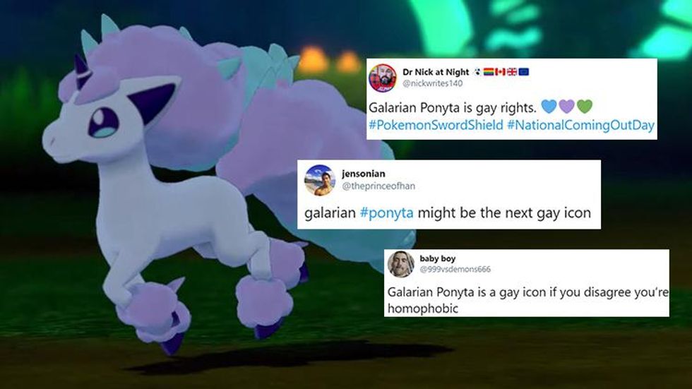 Pokémon's New Galarian Ponyta Is Giving the Gays Everything They Want