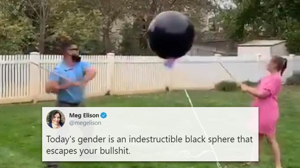 This Hilarious Gender Reveal Fail Just Burst the Binary Wide Open