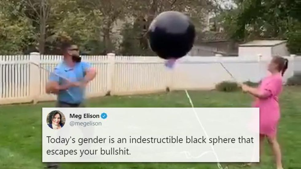 This Hilarious Gender Reveal Fail Just Burst the Binary Wide Open