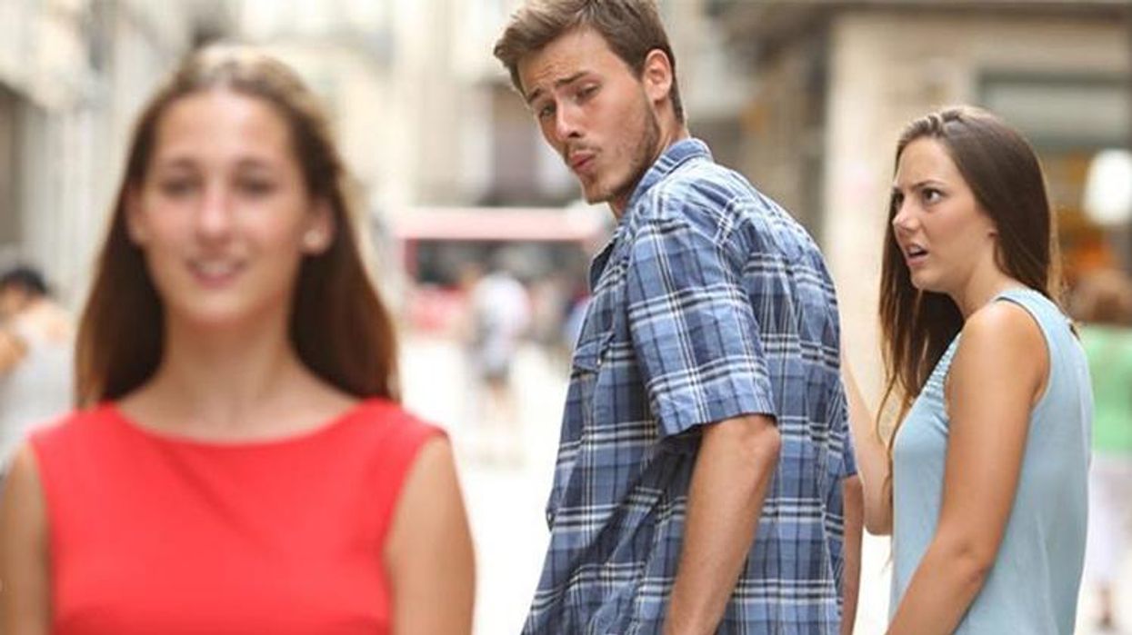 <p>The Distracted Boyfriend Meme Got a Very Gay Happy Ending</p>