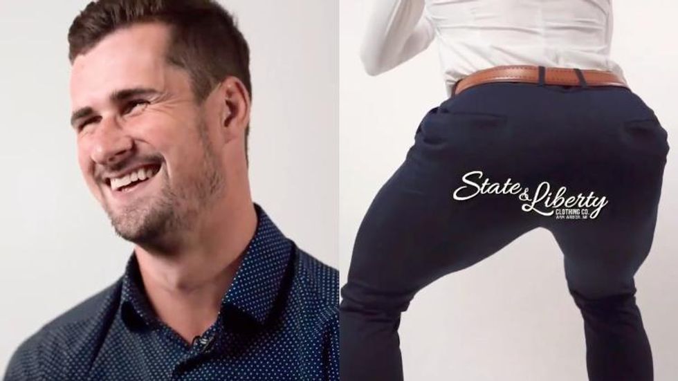 We Can't Stop Watching This Pants Ad Featuring a Hockey Player's Ass