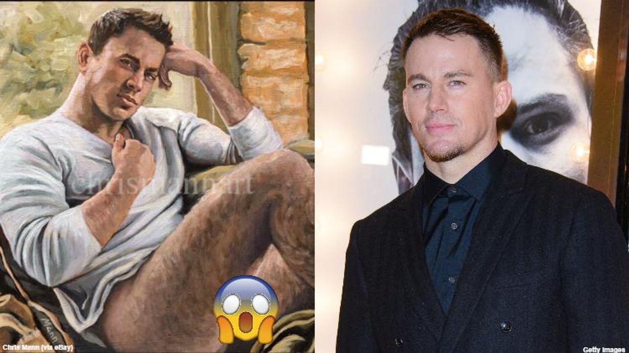 <p>A Painting of Channing Tatum's Ballsack Sold for $6.6K on eBay</p>