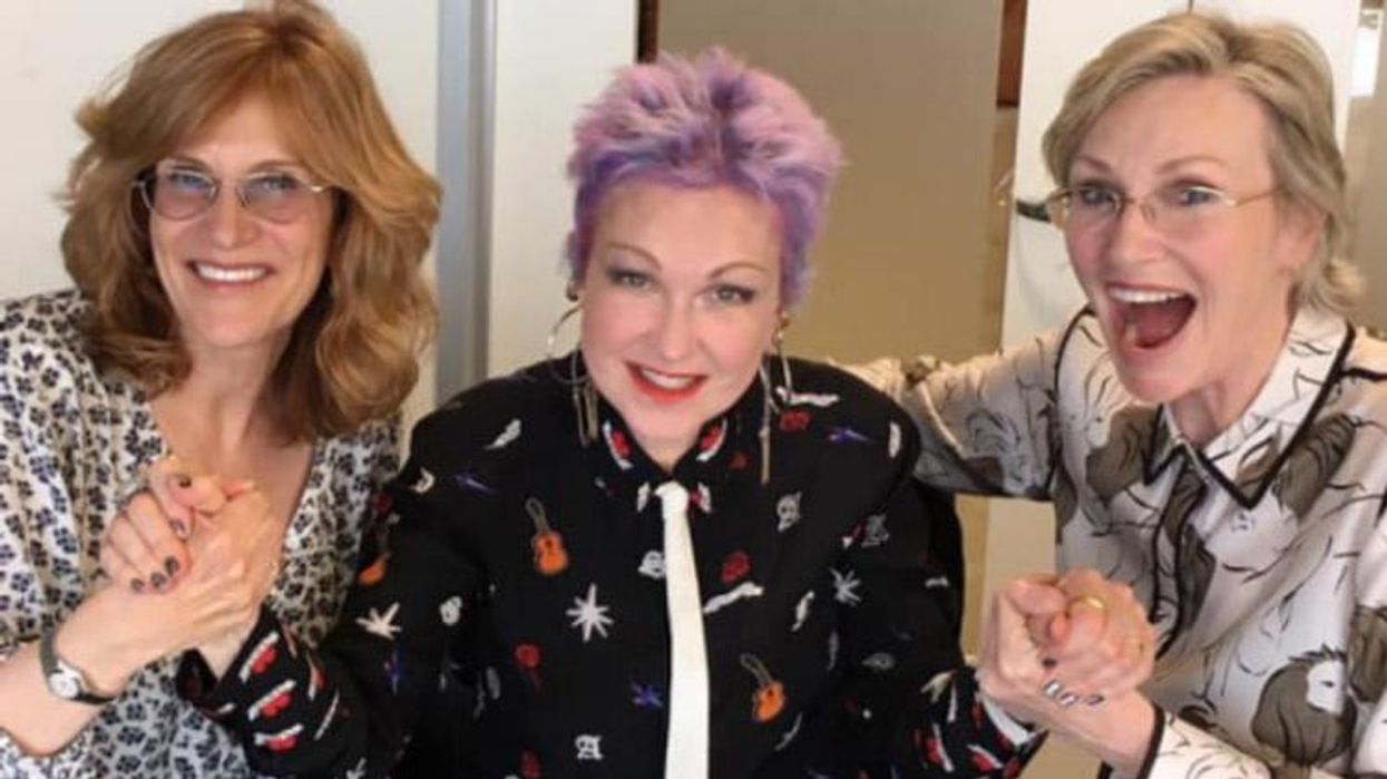 <p>Jane Lynch and Cyndi Lauper are Making a '<em>Golden Girls</em> For Today'</p>