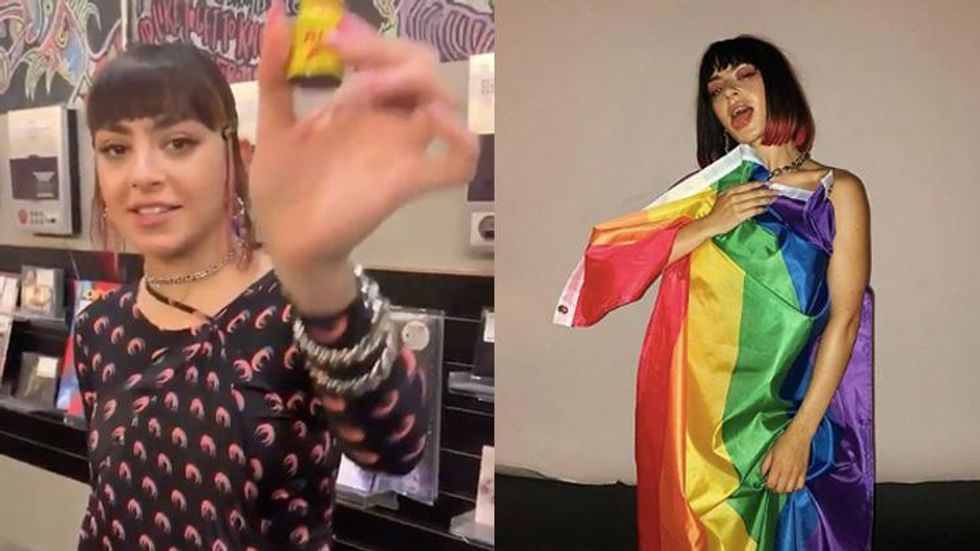 This Video of Charli XCX Holding Poppers Saying 'Gay Rights' is Iconic