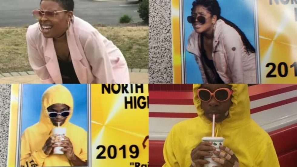 These High Schoolers Dressed Up as Memes & Characters for Epic ID Pics