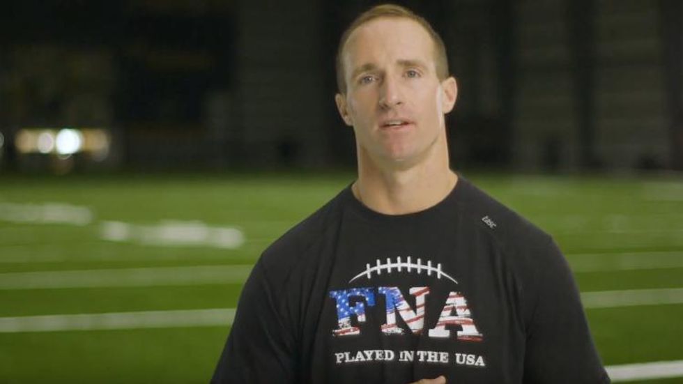 NFL Star Drew Brees Starred in a Bible PSA by Anti-LGBTQ Group