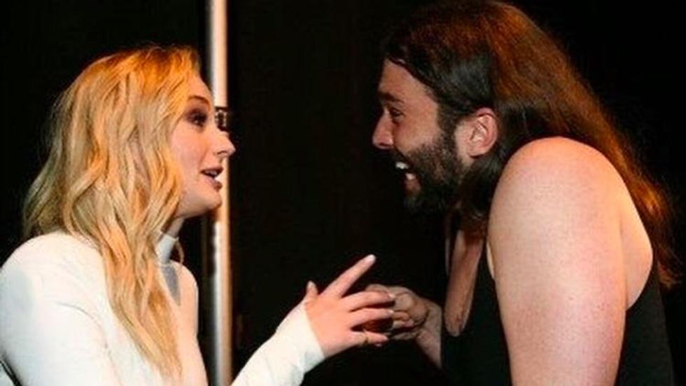 Jonathan Van Ness Met Sophie Turner and It Was Too Pure for This World