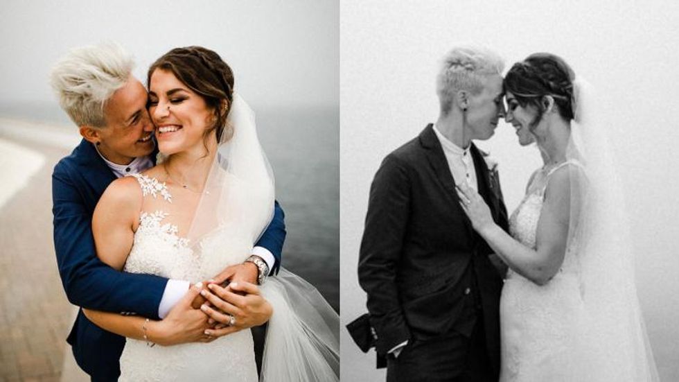 These Hockey Players Got Married & the Ceremony Was Stunning