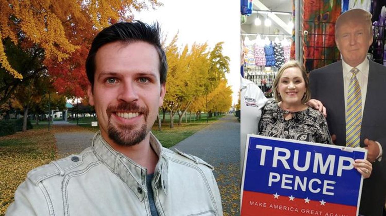 <p>Gay Son of Straight Pride Organizer Is Fighting to Cancel the Event</p>