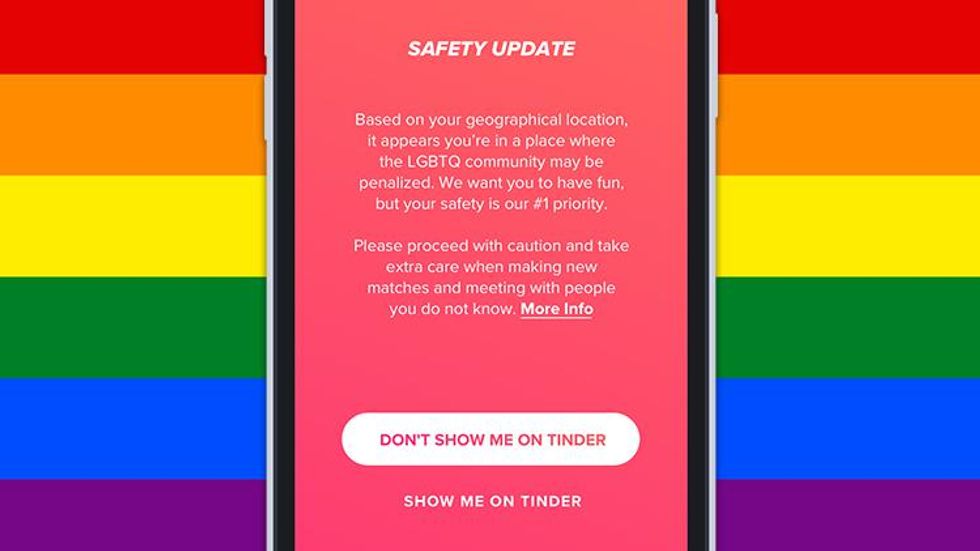 New Tinder Feature Protects LGBTQ People In Discriminatory Countries