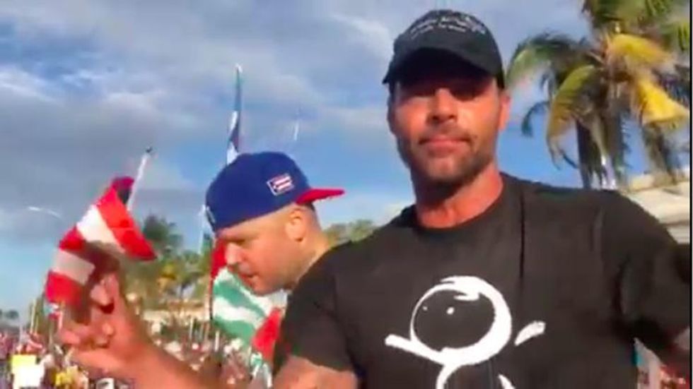 Ricky Martin Protests Puerto Rico Governor's Homophobic Vitriol