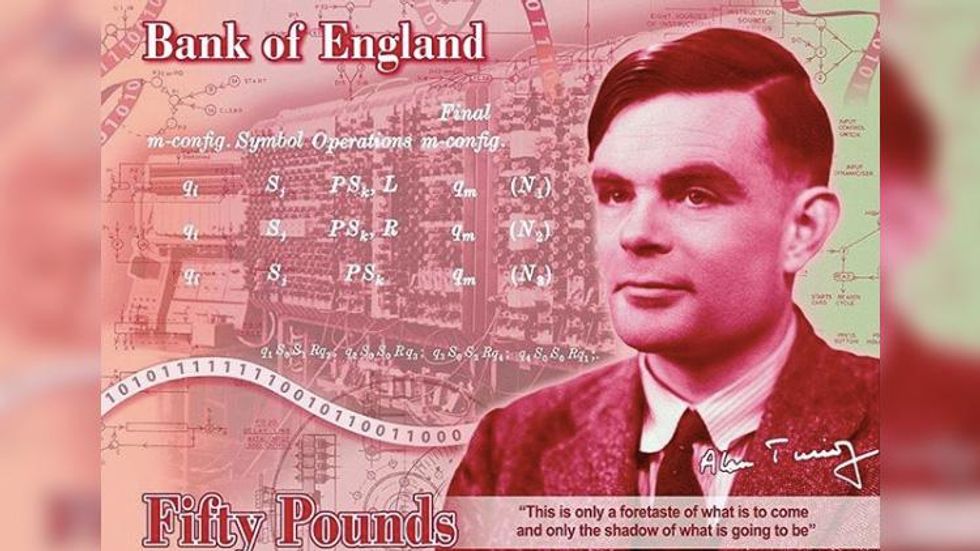 Gay Codebreaker Alan Turing to Be the New Face of £50 Banknote