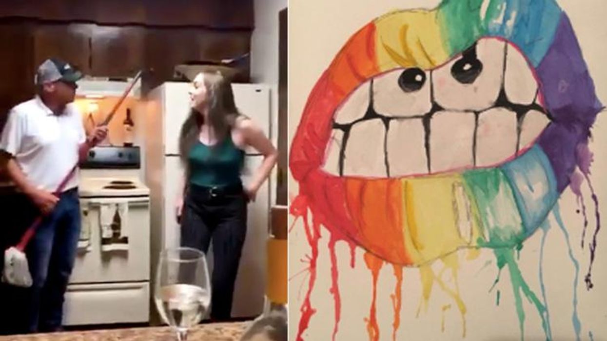 <p>Proud Dad Wanting a Tattoo to Support Gay Daughters Goes Viral</p>