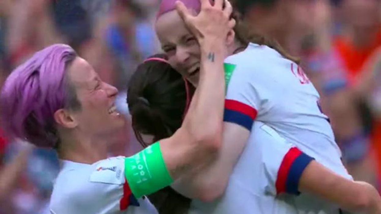 <p>The U.S. Women's Soccer Team Wins the World Cup!!!</p>