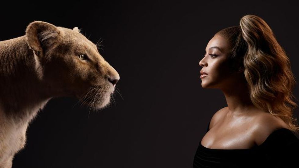 Literally Just a Picture of Beyoncé & Nala Looking Beautiful AF