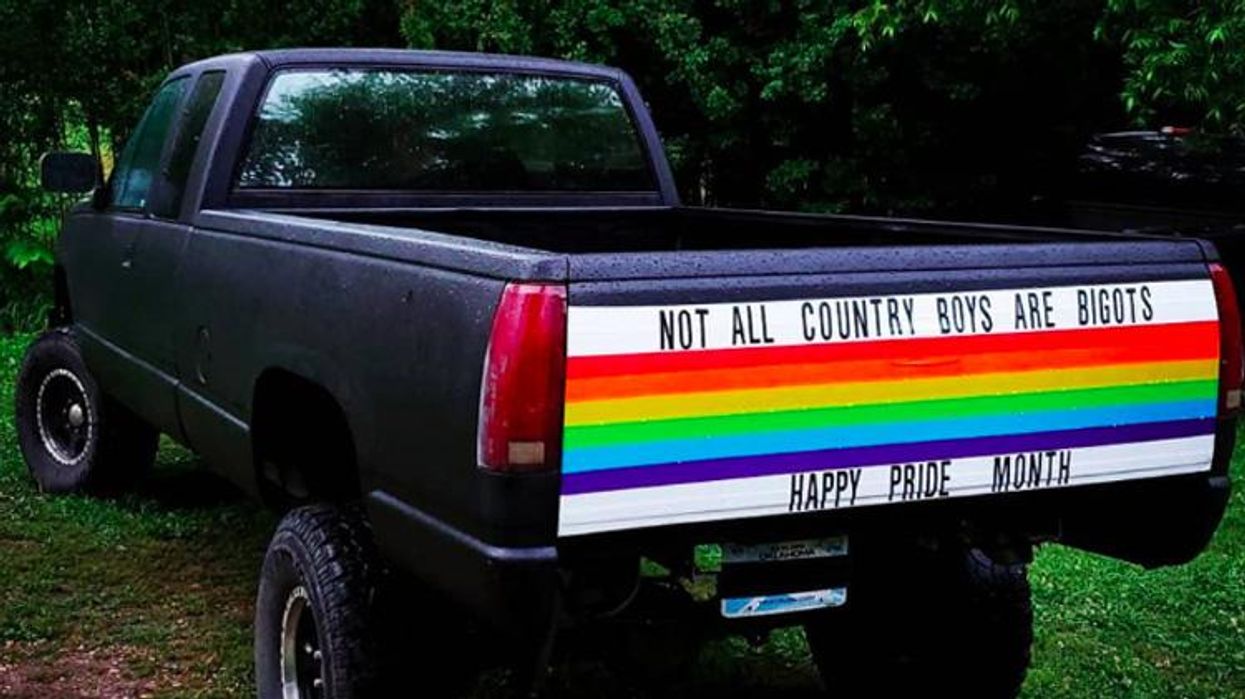<p>Rural Oklahoma Man Decorates Truck in Support of Pride</p>