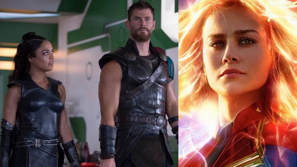 Do We Want to See a Captain Marvel/Valkyrie/Thor Rom-Com? HELL YES!