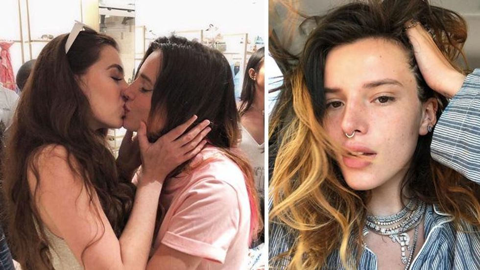 Bella Thorne Helped a Fan Come Out on Instagram With a Kiss