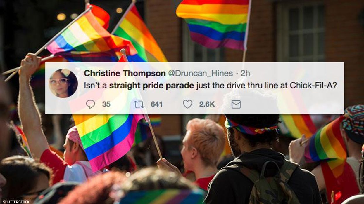 <p>A 'Straight Pride' Parade Is Happening and People Are ROASTING It</p>