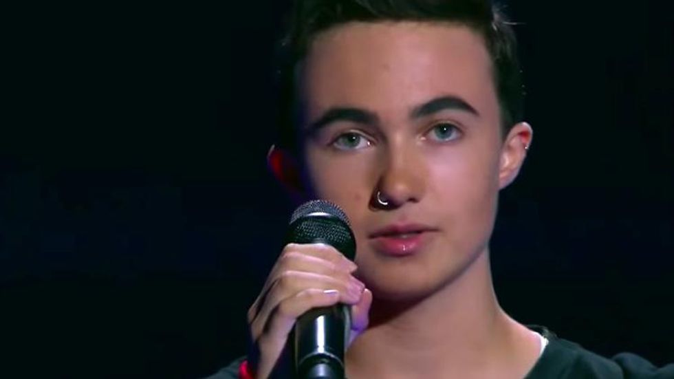 Transgender Teen Nails Blind Audition on 'The Voice'
