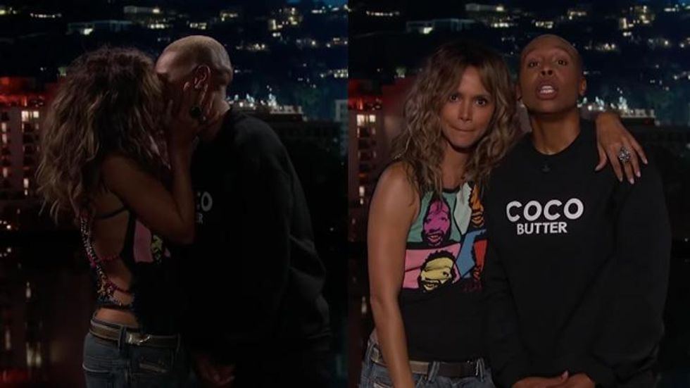 Lena Waithe and Halle Berry Totally Made Out on TV Last Night