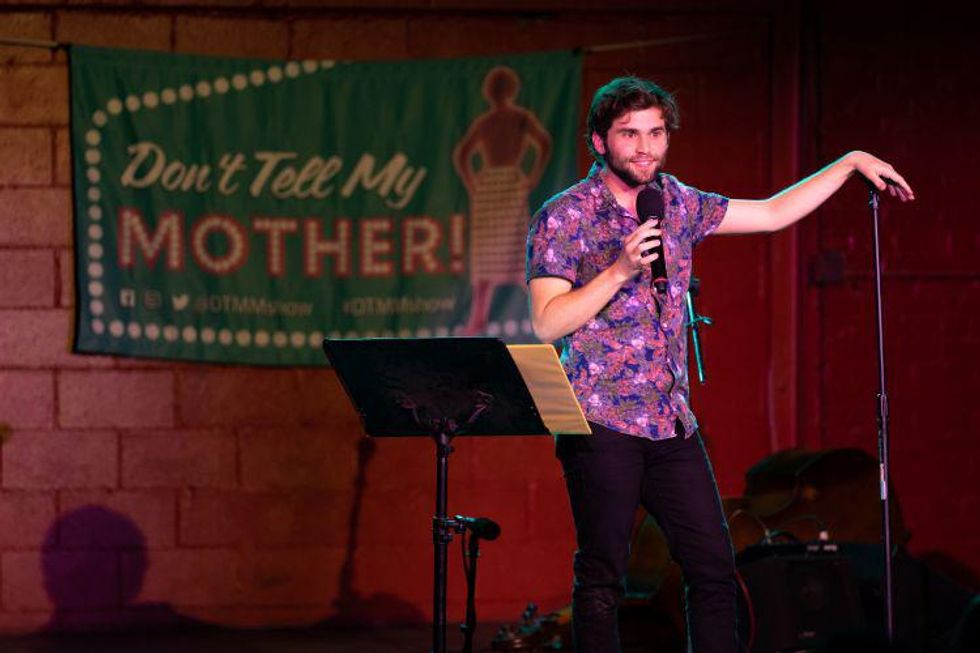 Jake Borelli Got Some Big Laughs at 'Don’t Tell My Mother' Comedy Show