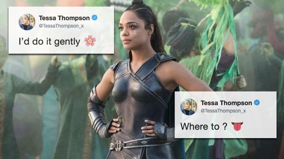 Fans Are Freaking Out Over Tessa Thompson's Replies to Thirsty Tweets