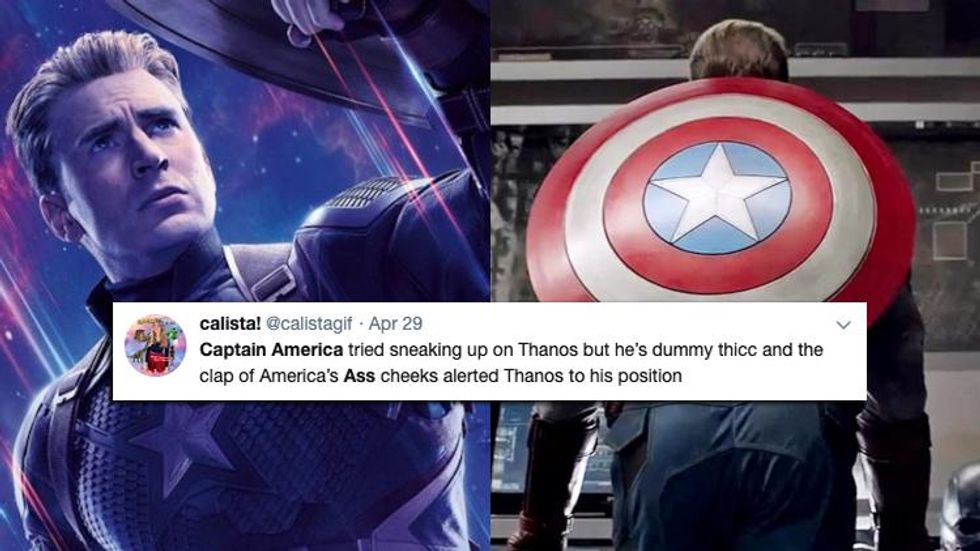 Literally Just a Bunch of People Thirsting for Captain America's Ass