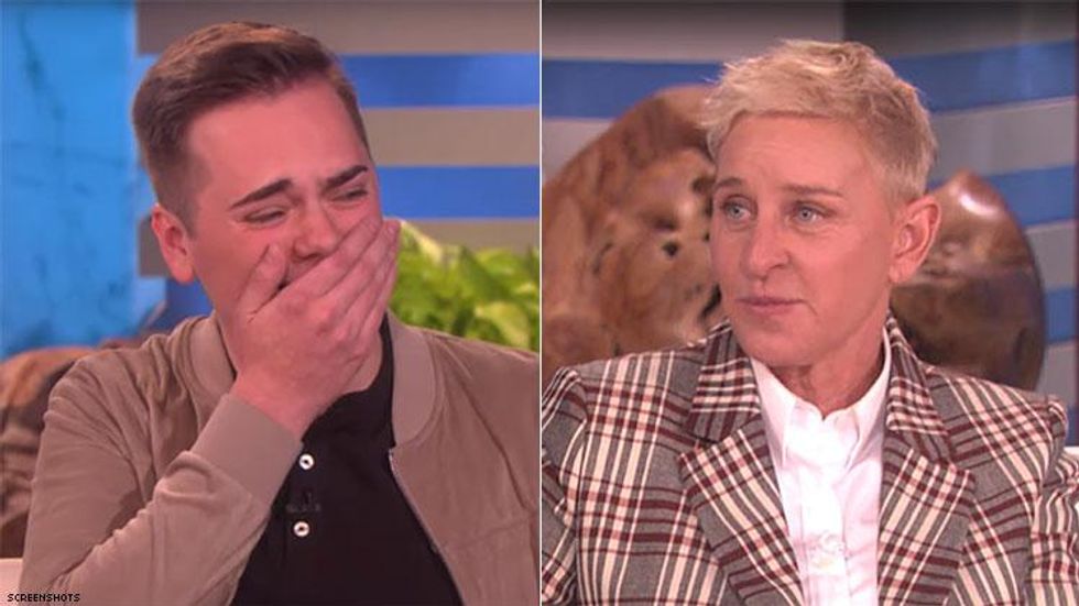 Mormon Student Who Came Out at Graduation Ceremony Makes Ellen Cry