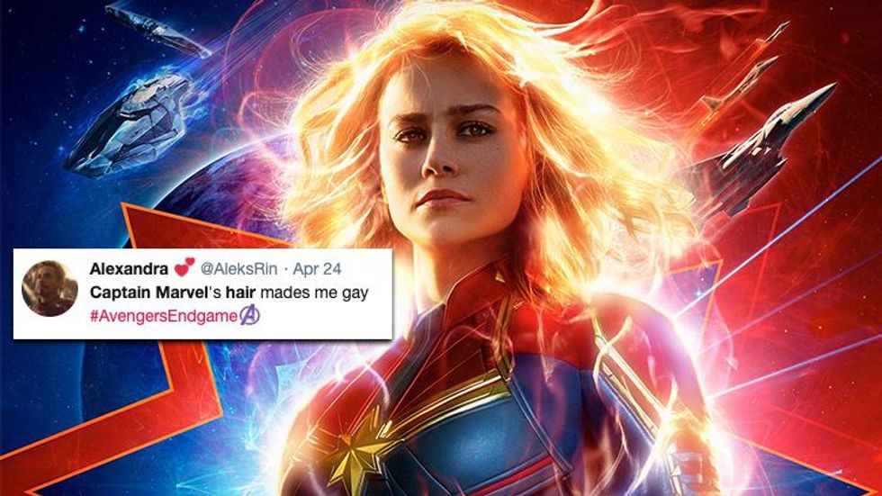 Captain Marvel's Hair in 'Avengers: Endgame' Had Fans Freakin' Out