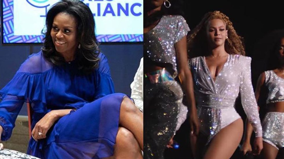 Michelle Obama Congratulates Beyoncé on 'Homecoming' in Twitter Video