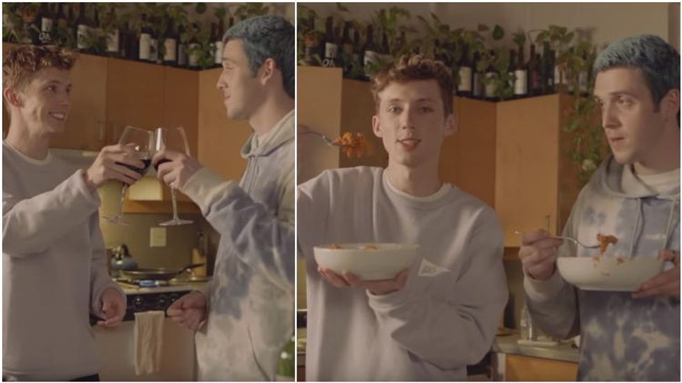 Literally Just a Video of Troye Sivan & Lauv Making Pasta Together