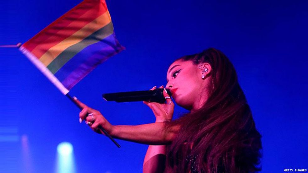 Ariana Grande Covers Frank Ocean, Ends Coachella Set with Rainbow Flag