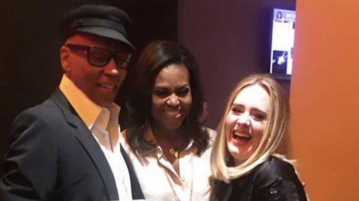 RuPaul Hung Out with Michelle Obama and Adele & We Wish We Did Too