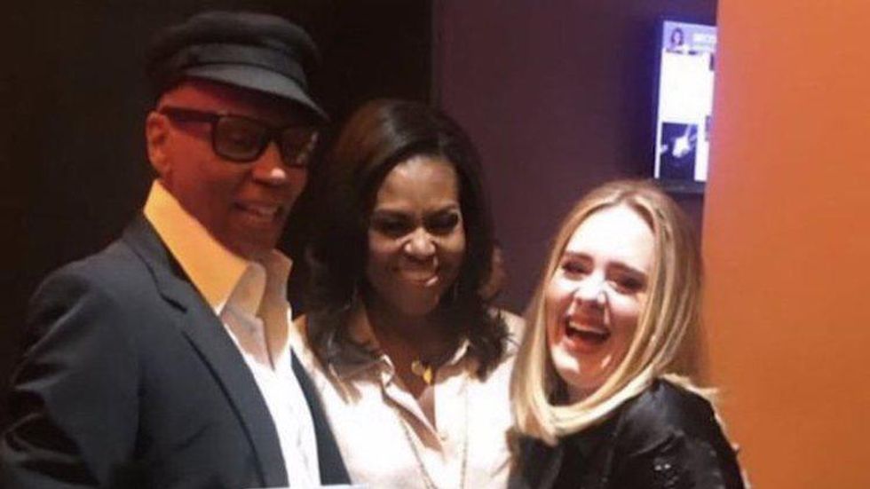 RuPaul Hung Out with Michelle Obama and Adele & We Wish We Did Too
