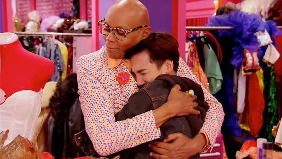 RuPaul Hugs Plastique Tiara in Vulnerable 'Drag Race' Moment