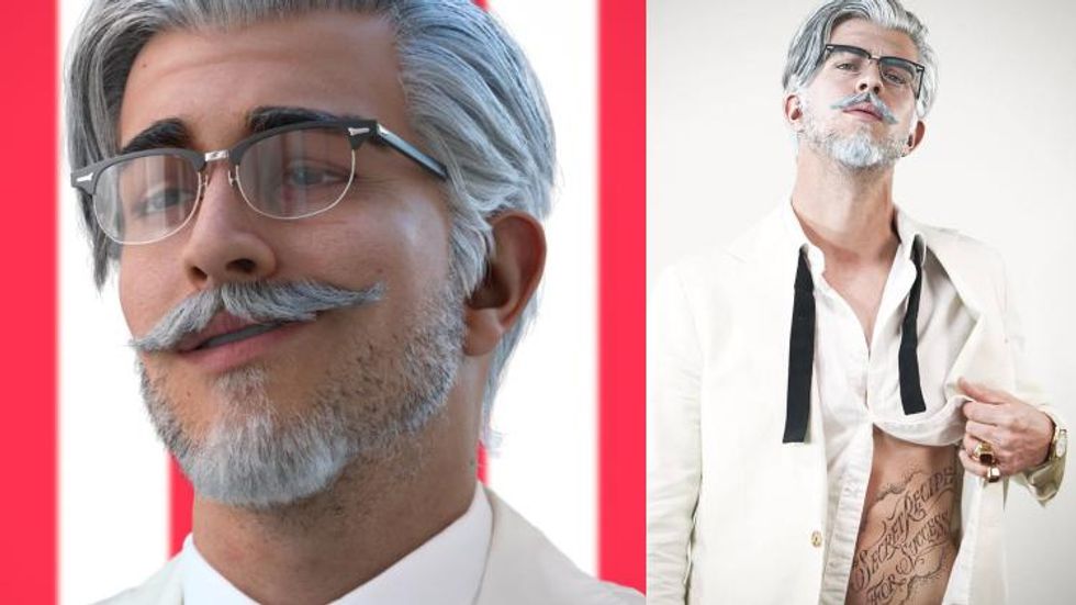 KFC's New CGI Colonel Is Kinda Creepy (But Also Kinda Hot??)