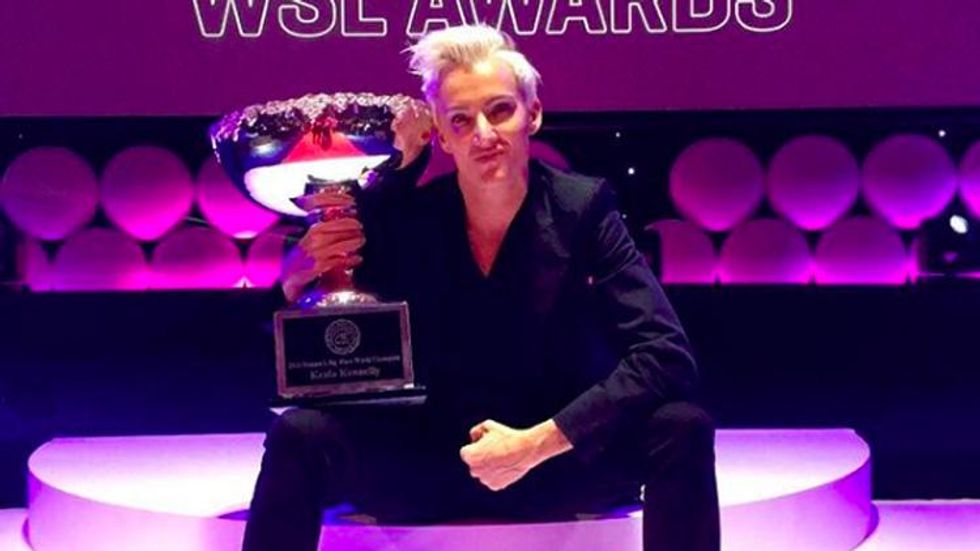 Lesbian Professional Surfer Receives World Champion Title 