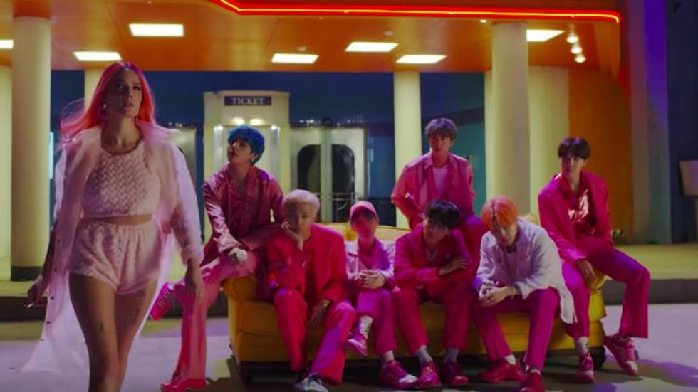 Halsey and BTS Tease Upcoming Collab in New Video