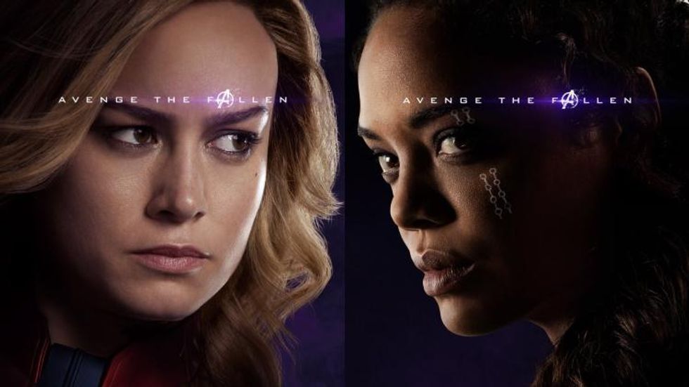 Captain Marvel & Valkyrie's 'Endgame' Posters Are All That Matters