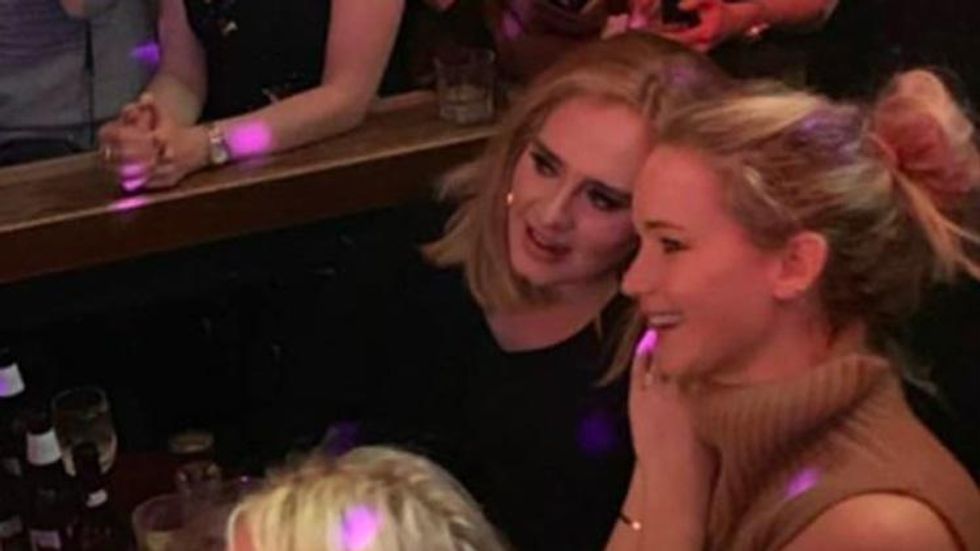 Adele and Jennifer Lawrence Just Randomly Partied at a Gay Bar!